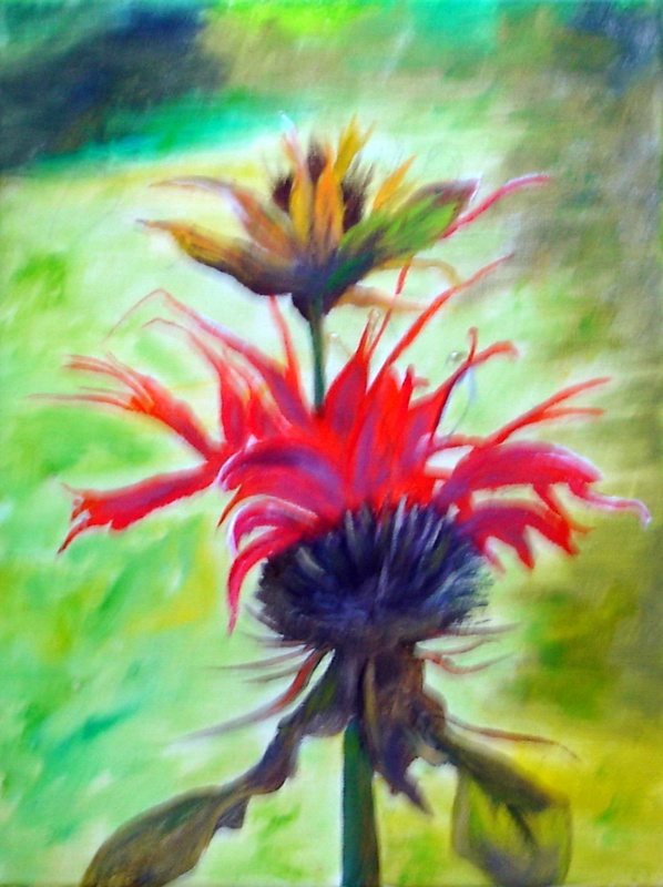 Peinture à l'huile de M-Doli (Monique Dolimont)