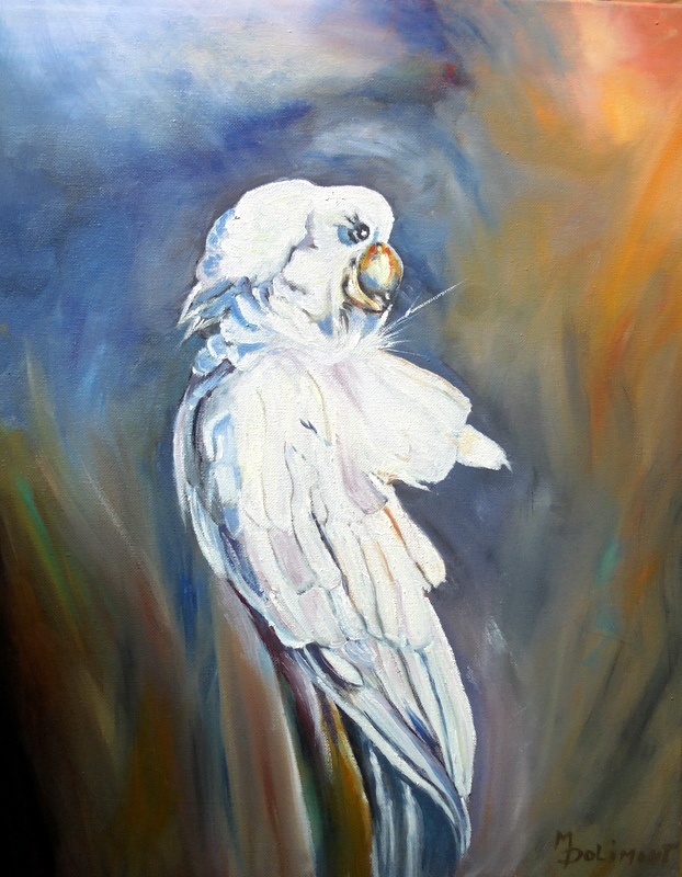 Peinture  l'huile de M-Doli (Monique Dolimont)