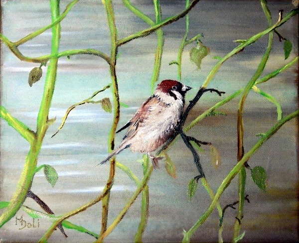 Peinture  l'huile de M-Doli (Monique Dolimont)
