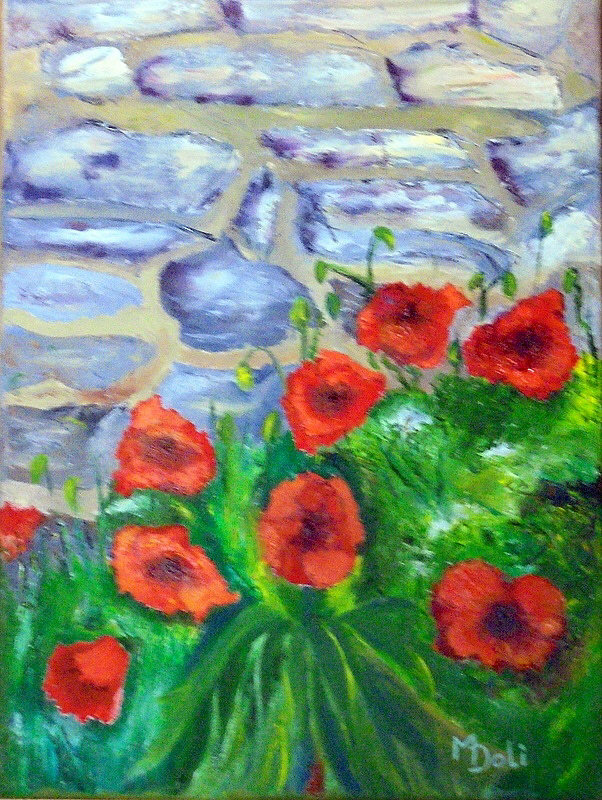 Peinture  l'huile de M-Doli (Monique Dolimont)