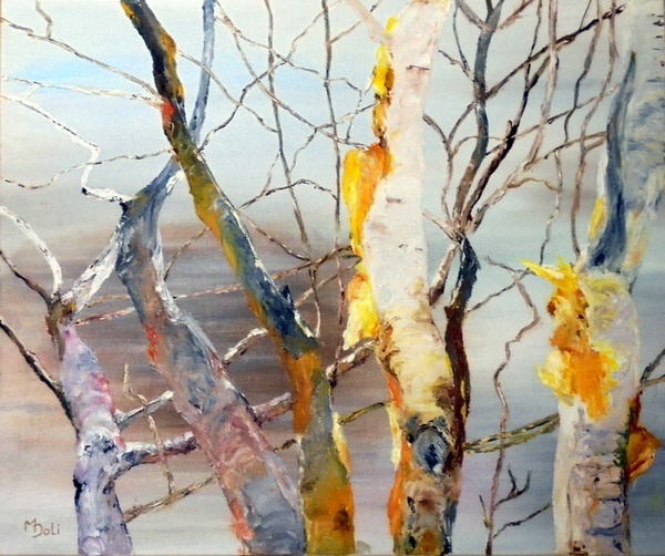 Peinture  l'huile de M-Doli (Monique Dolimont)