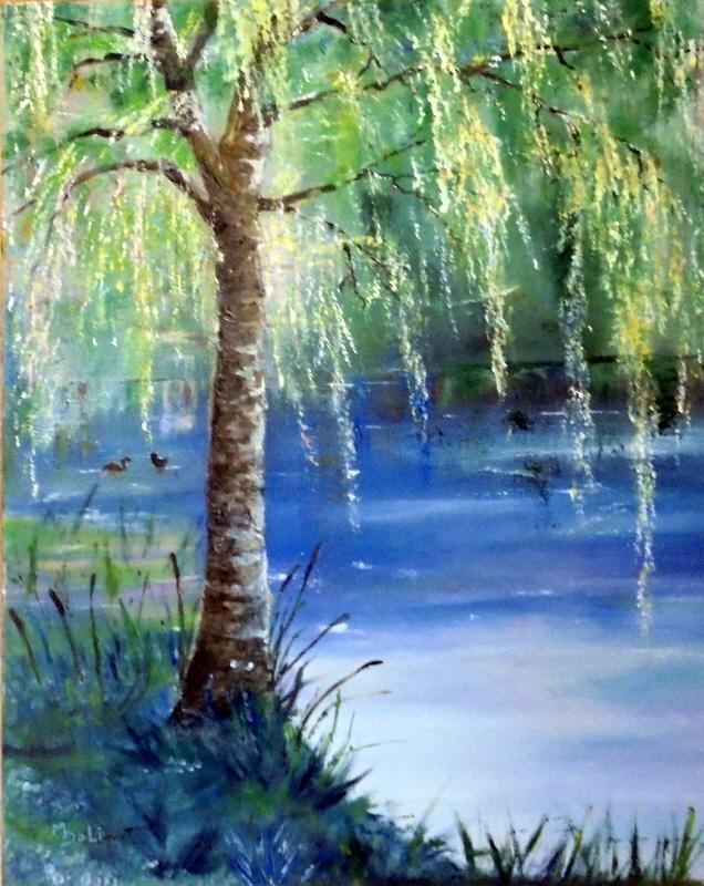 Peinture  l'huile de M-Doli (Monique Dolimont)