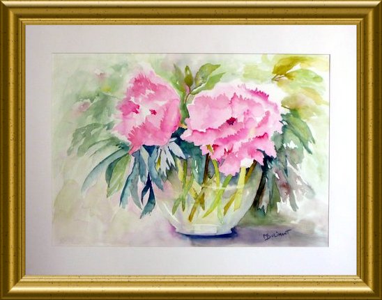 Aquarelle - Fleurs (Monique Dolimont)