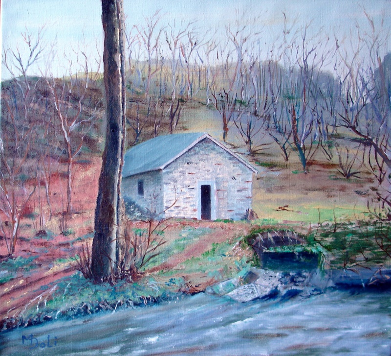 Peinture  l'huile de M-Doli (Monique Dolimont)