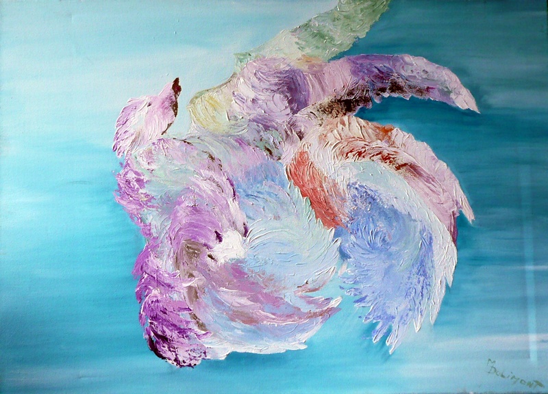 Peinture  l'huile de M-Doli (Monique Dolimont)