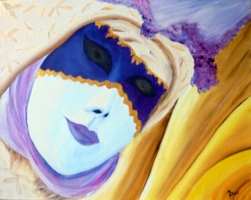 Peinture  l'huile de M-Doli (Monique Dolimont)