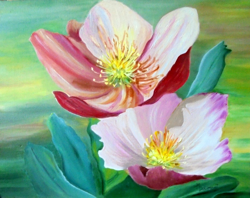 Peinture  l'huile de M-Doli (Monique Dolimont)
