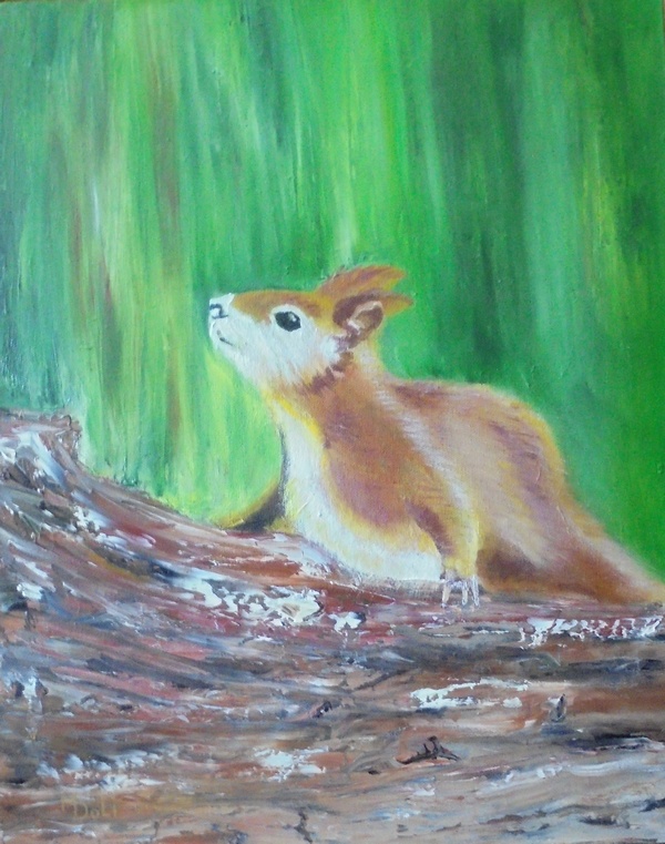 Peinture  l'huile de M-Doli (Monique Dolimont)